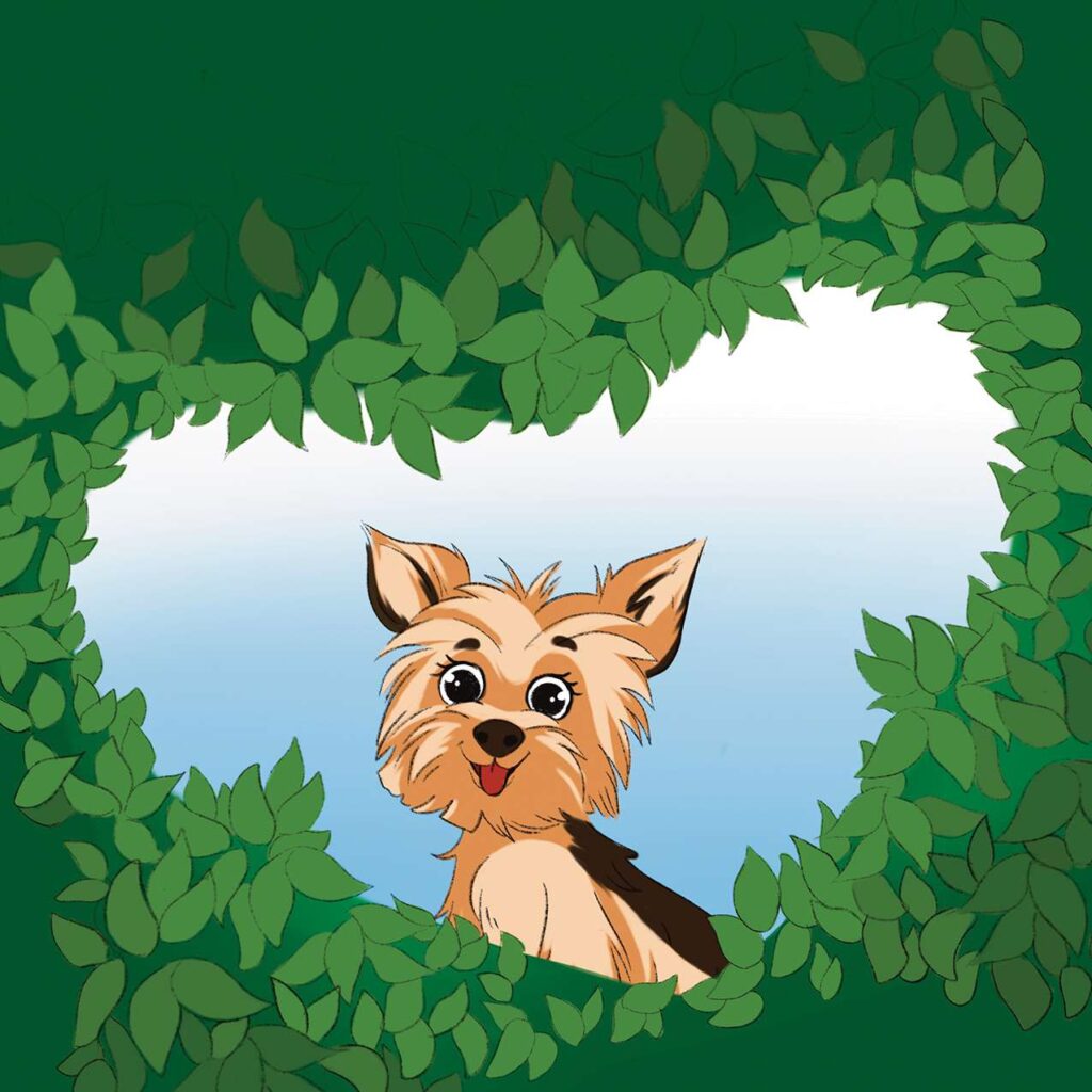 699f030045fd927dd6ca647c_childrens-book-illustration-yorkie-peeking-heart-leaves