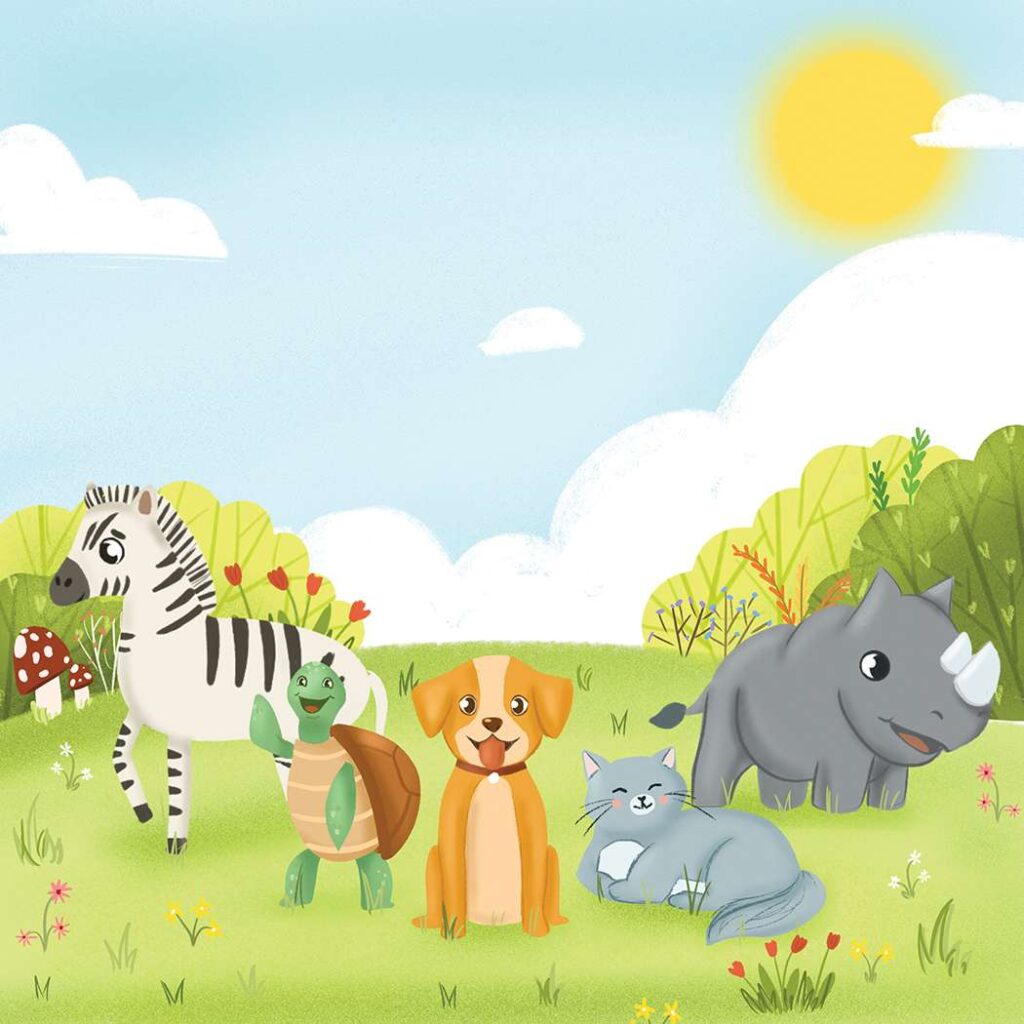 699f0300a26f2207d8d36fe1_childrens-book-illustration-animal-friends-sunny-meadow